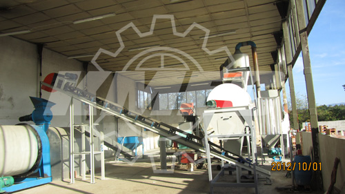 drum dryer for pellet plant