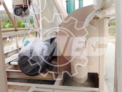 hammer mill with electric motor