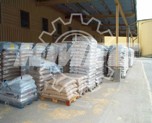 wood pellets storage